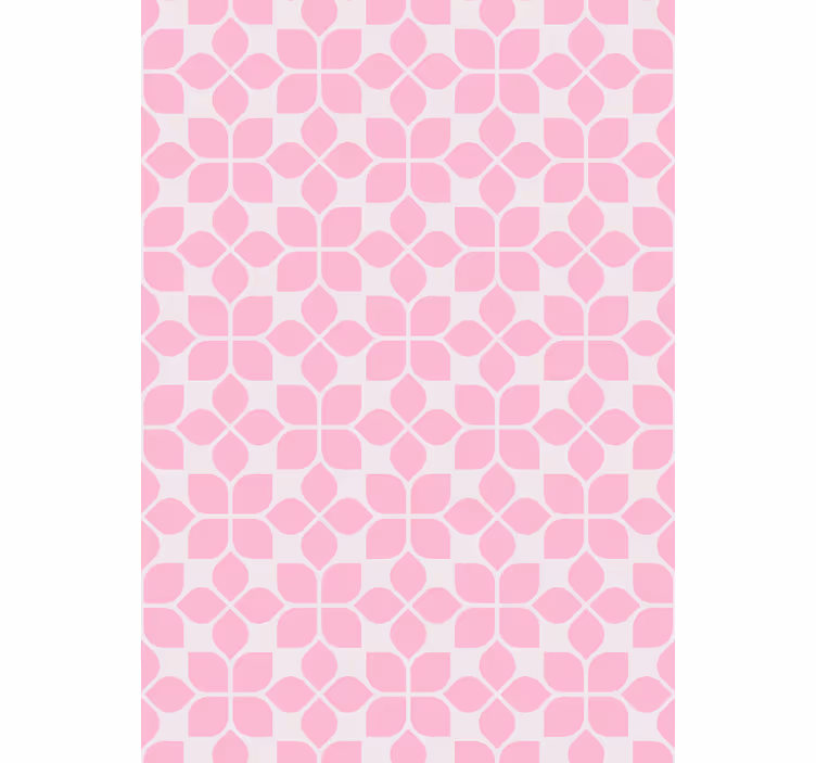 Outdoor blind in unique pink pattern design - TenStickers