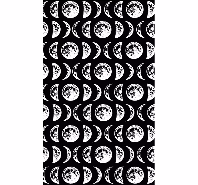 Blind office lunar visages - TenStickers