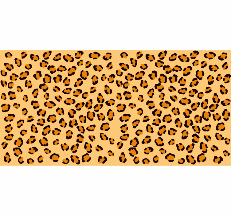 Blind bedroom cheetah print curtains - TenStickers
