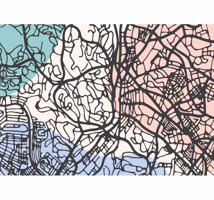 Blind bedroom beige kuala lumpur map - TenStickers