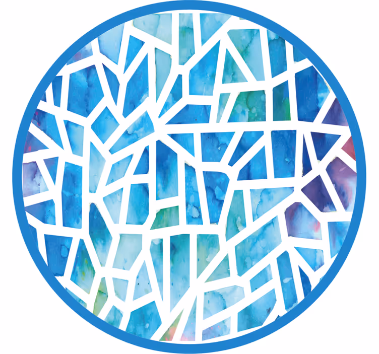 Blind bedroom mosaic design - TenStickers