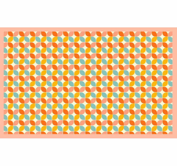 Blind bedroom multicolor squares design - TenStickers