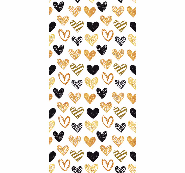 Blind teens heart pattern - TenStickers