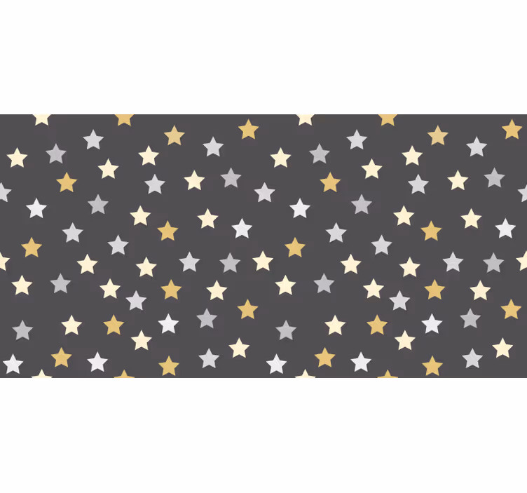 Blind teens golden stars kallax storage unit - TenStickers