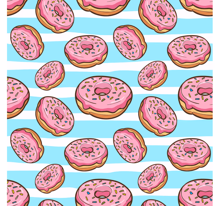 Blind teens don't worry be happy with donut - TenStickers
