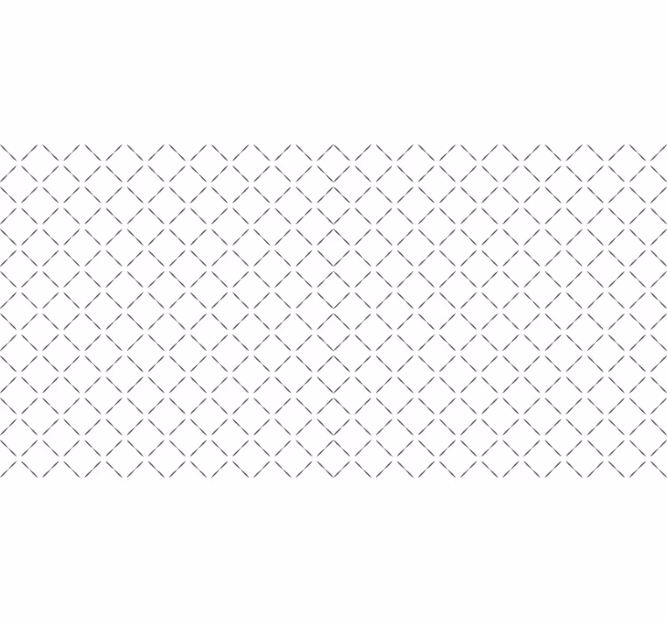 White window blind with nordic diamonds - TenStickers