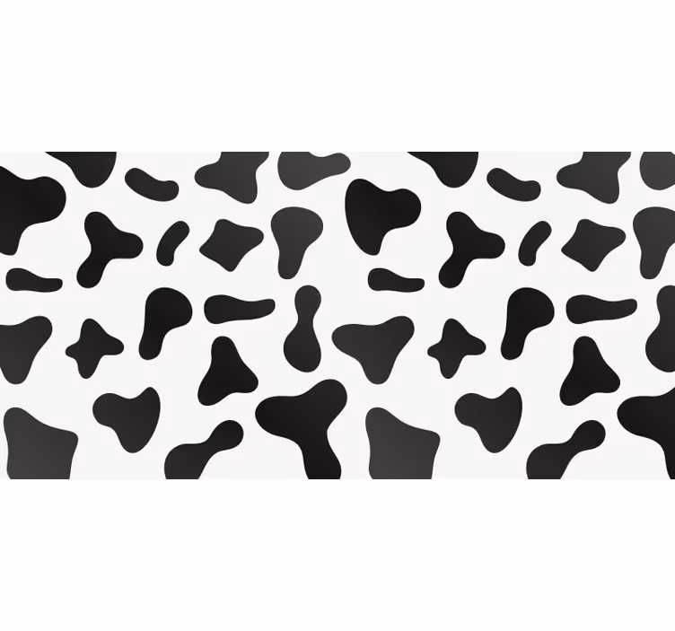 White window blind cow print design - TenStickers