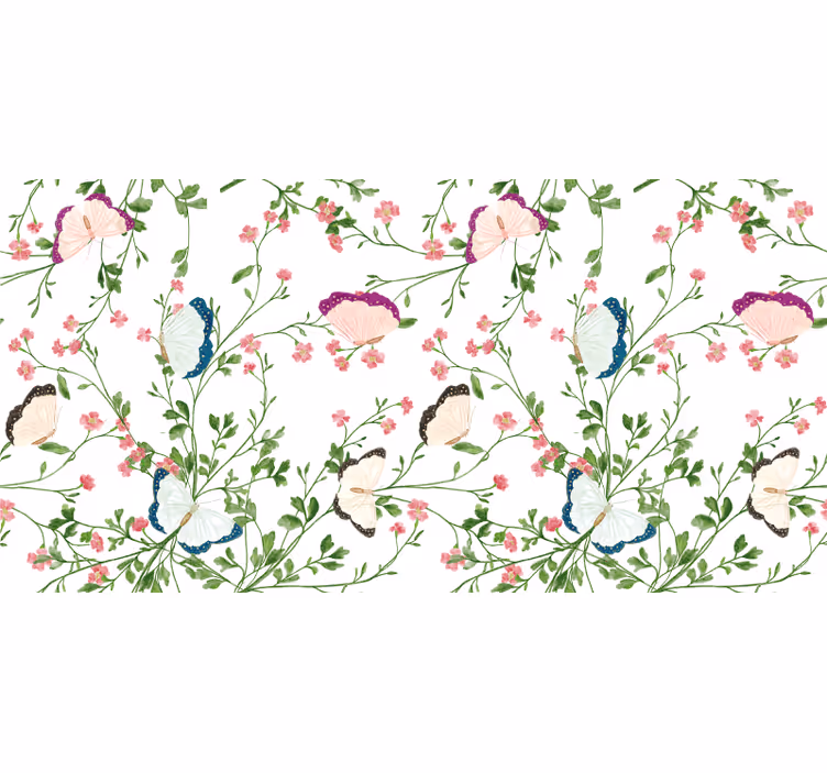 White window blind fantasy watercolor design - TenStickers