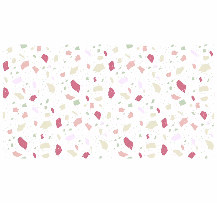 White window blind pastel irregular terrazzo - TenStickers