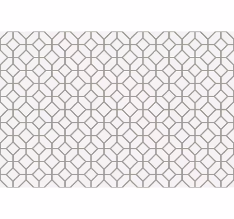 White window blind squared hamptons pattern - TenStickers