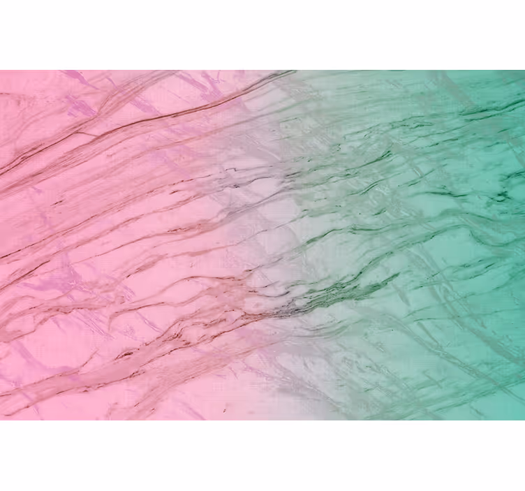 Pattern roller blind in pink and green pastel - TenStickers