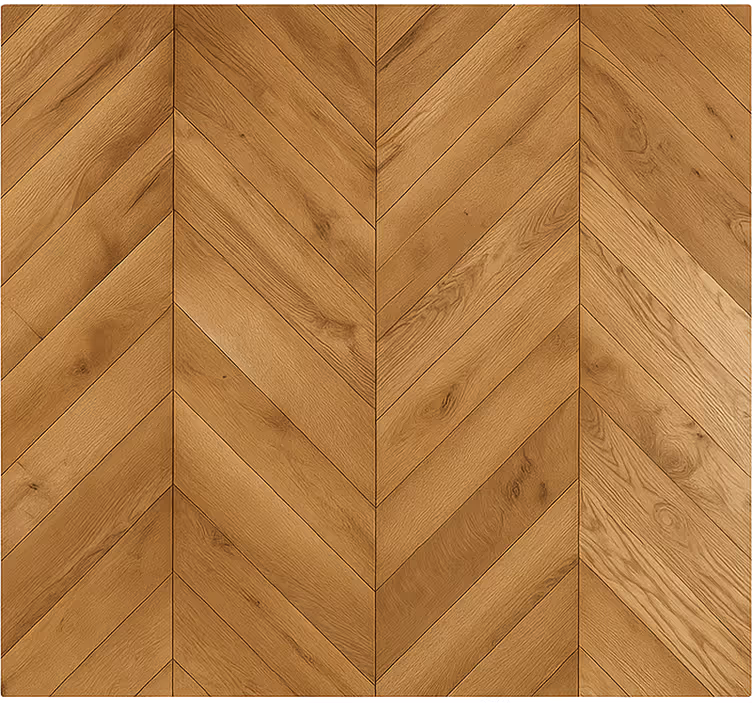 Pattern roller blind in wooden parquet design - TenStickers