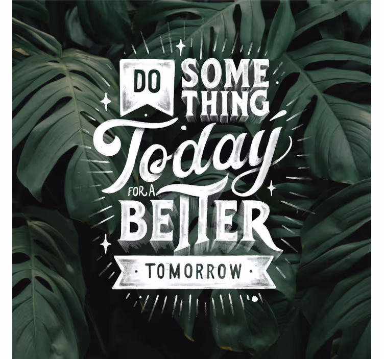 Inspirational calligraphy quotes for blind office - TenStickers