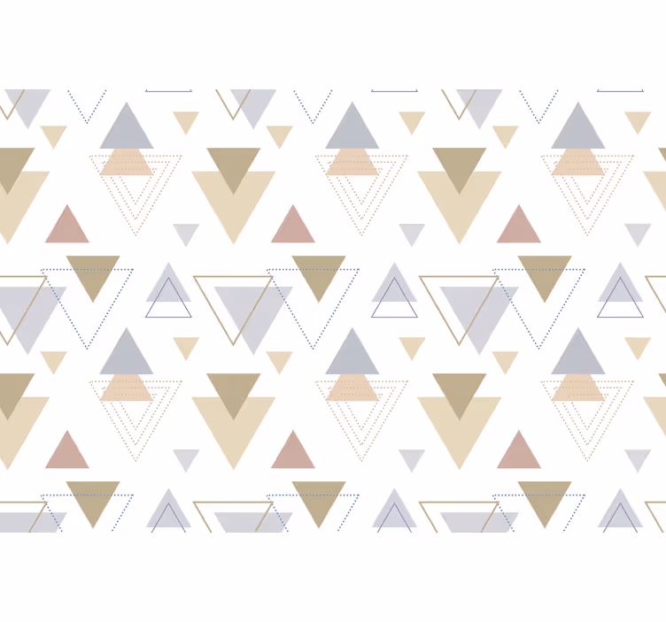 Blind office geometric blue and yellow design - TenStickers