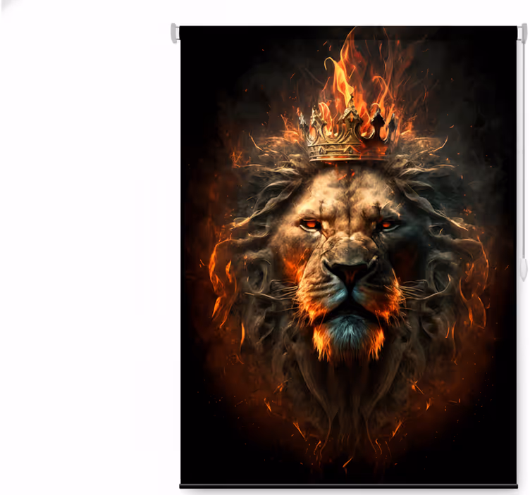 Blind teens: the flaming lion king - TenStickers