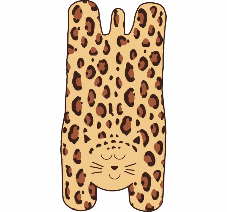Fun blind kids cheetah design - TenStickers