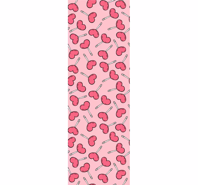 Blind teens heart-shaped lollipops - TenStickers