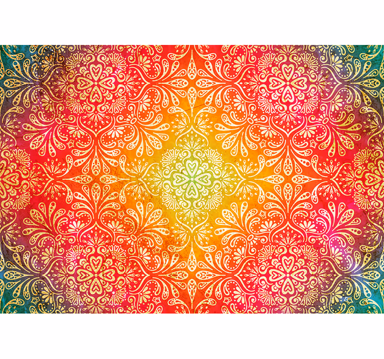 Zen blind with decorative gradient design - TenStickers