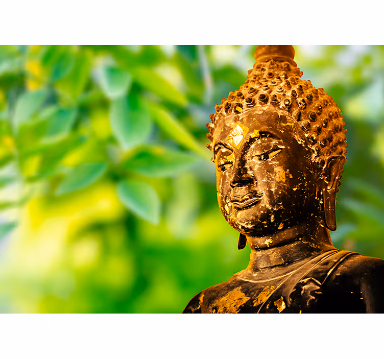 Zen blind orient prayer wallpaper - TenStickers