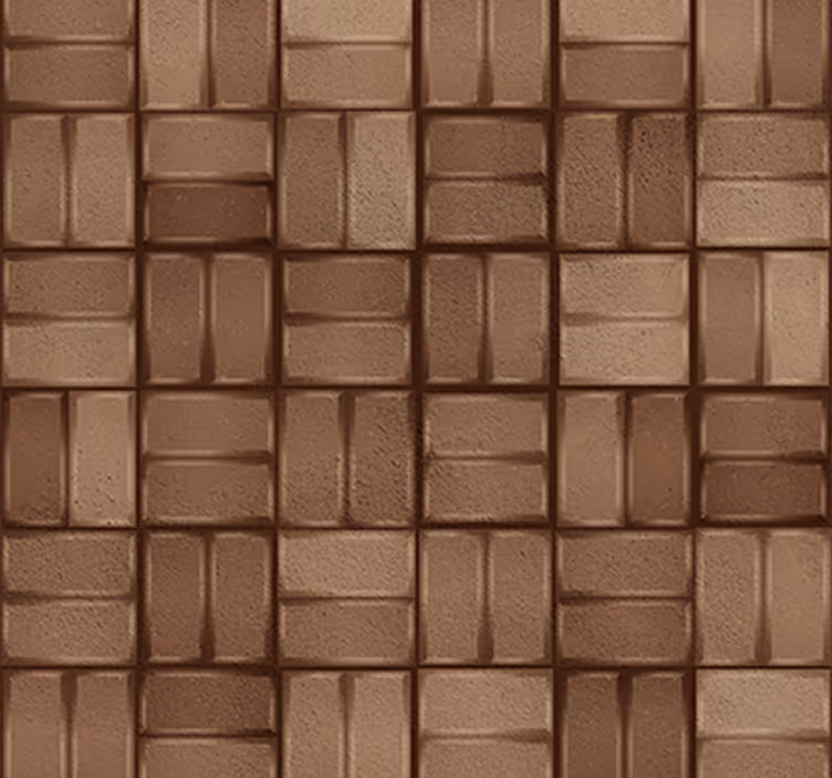 Brown blind in geometric marble style - TenStickers