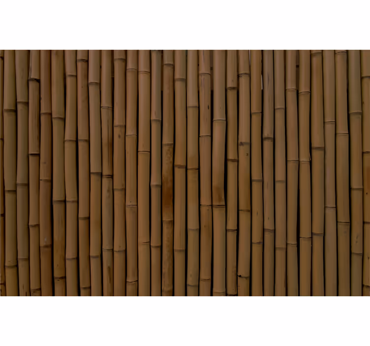 Brown blind vinyl rug dark bamboo look - TenStickers