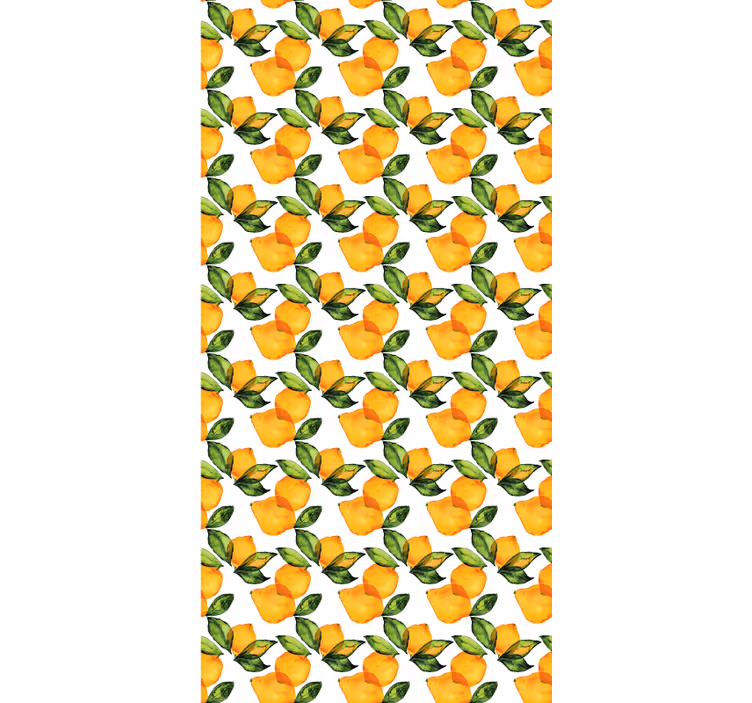 Orange blind lemon mediterranean style - TenStickers