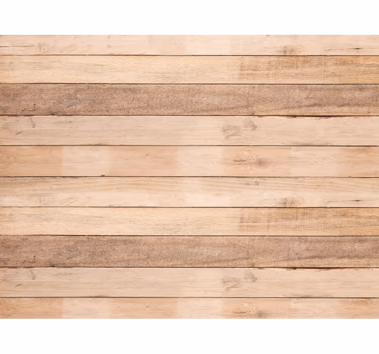 Outdoor blind with natural wooden planks pattern - TenStickers