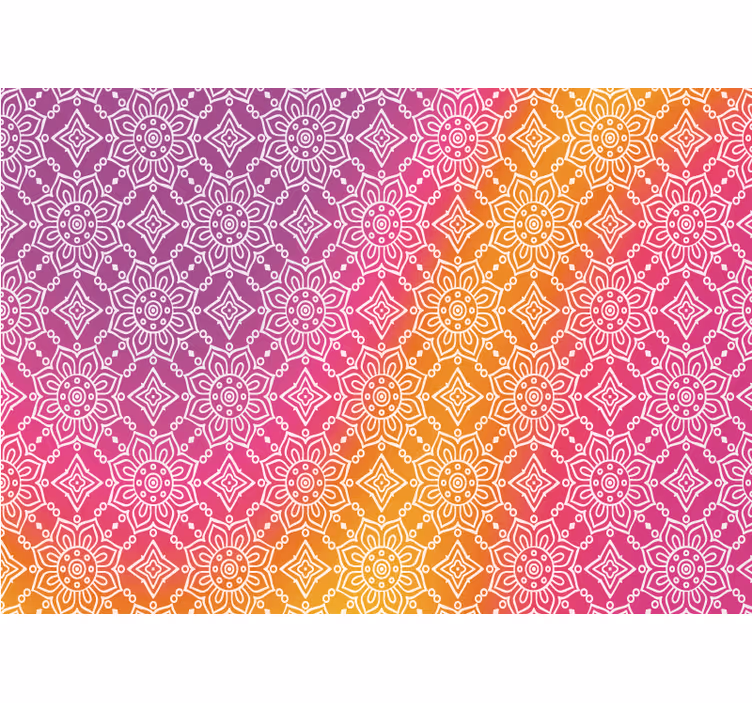 Outdoor blind in pink rustic pattern design - TenStickers
