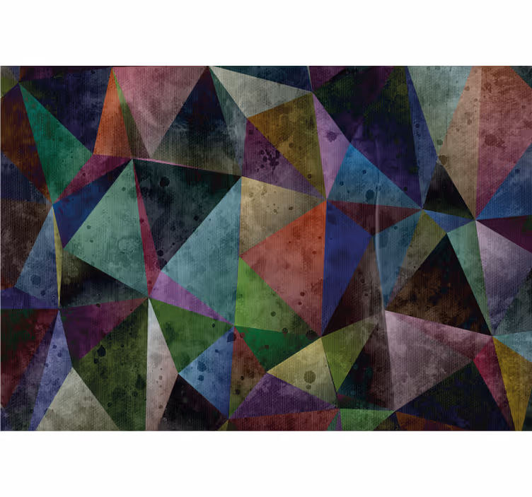 Outdoor blind with picasso style color depth design - TenStickers