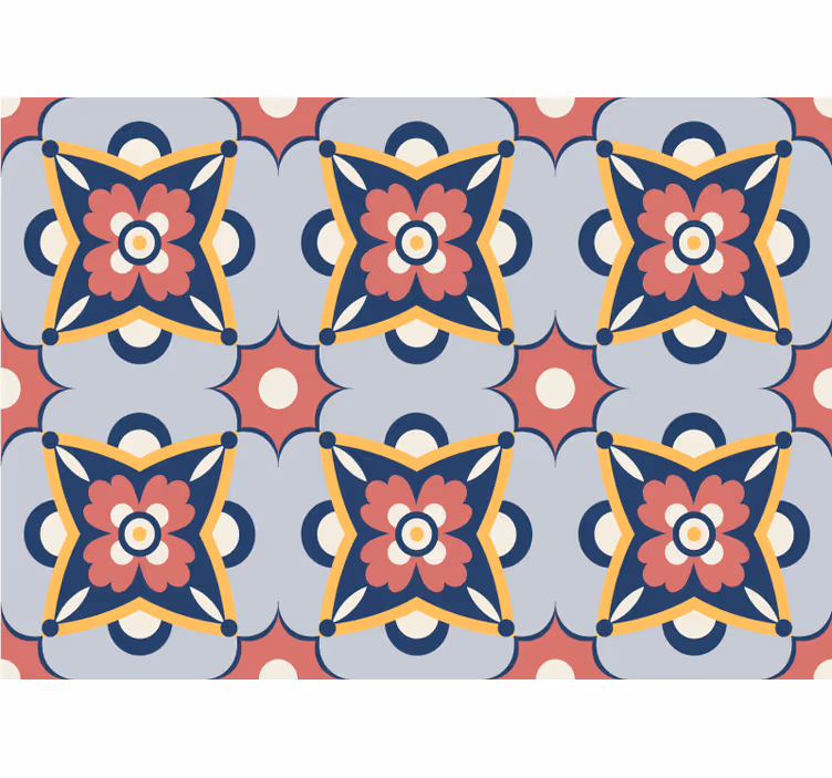 Outdoor blind southern colorful pattern design - TenStickers