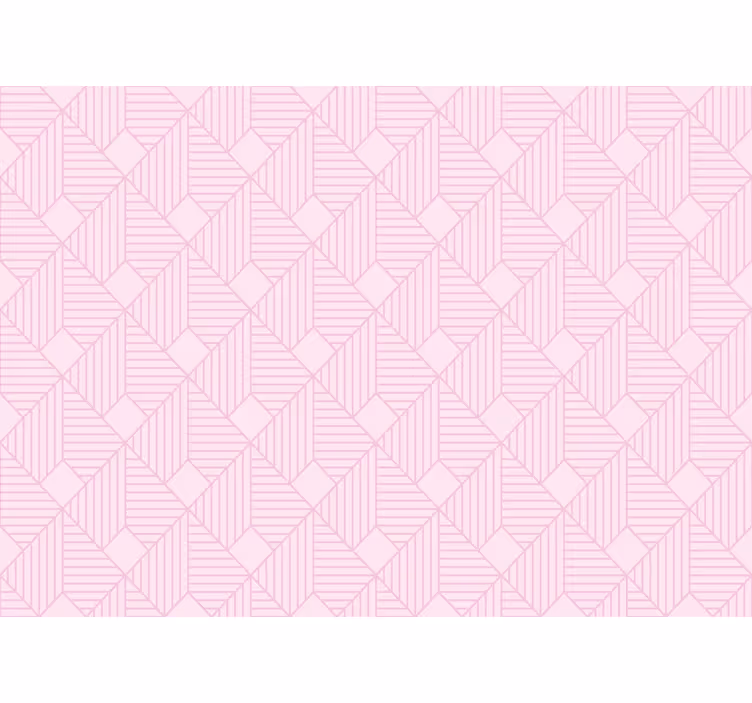 Outdoor blind in pink abstract geometric pattern - TenStickers
