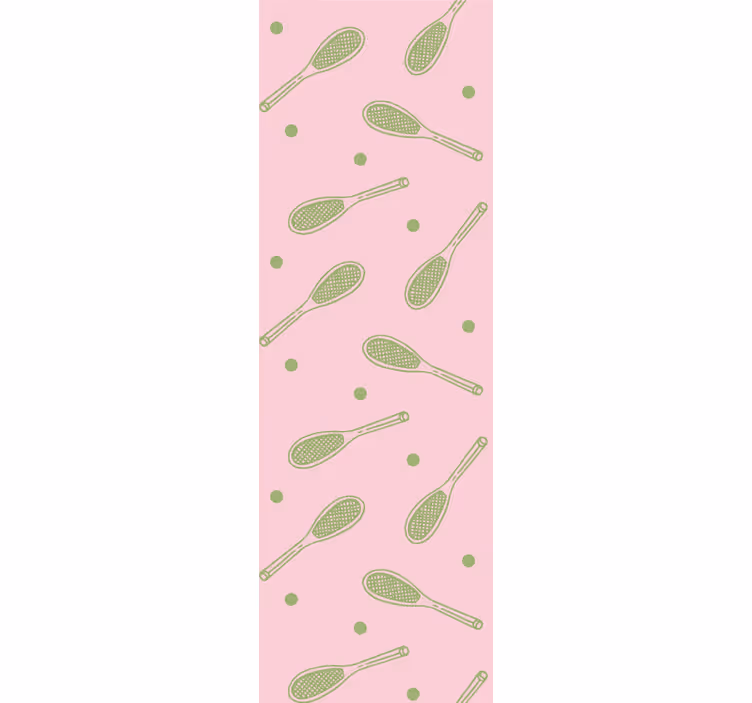 Blind teens seamless tennis racket design - TenStickers