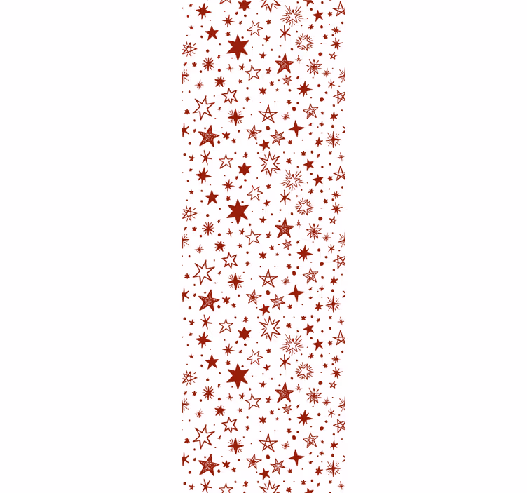 Blind teens red watercolour star - TenStickers
