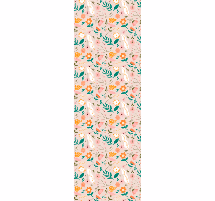 Blind teens pastel delicate flower pattern - TenStickers