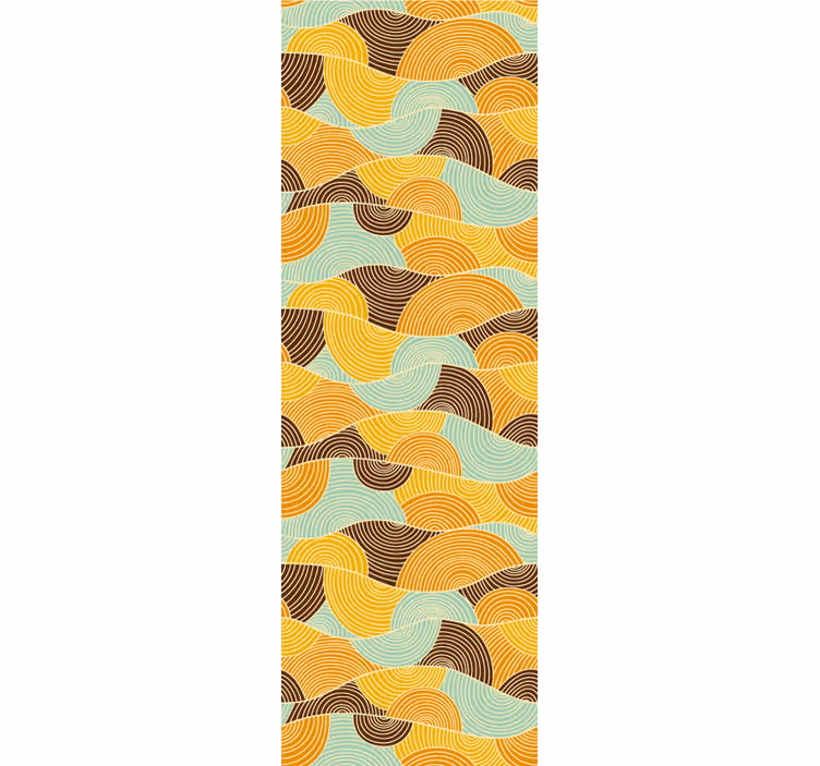 Classic blind with psychedelic hippy patterns - TenStickers