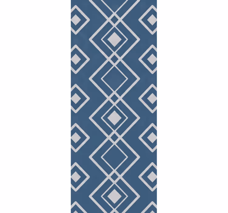 Hallway blind superfresco easy navy geometric - TenStickers