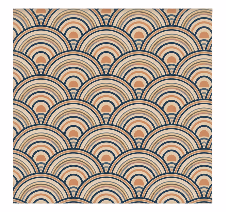 Master bedroom shades width 140 asian half circle - TenStickers