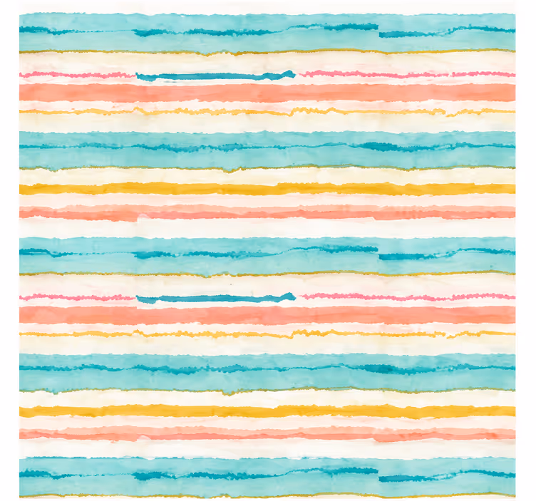 Blind kitchen width 250 stripes summer design - TenStickers