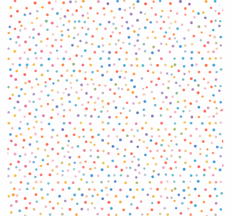 Bathroom blind width 300 colorful dots - TenStickers