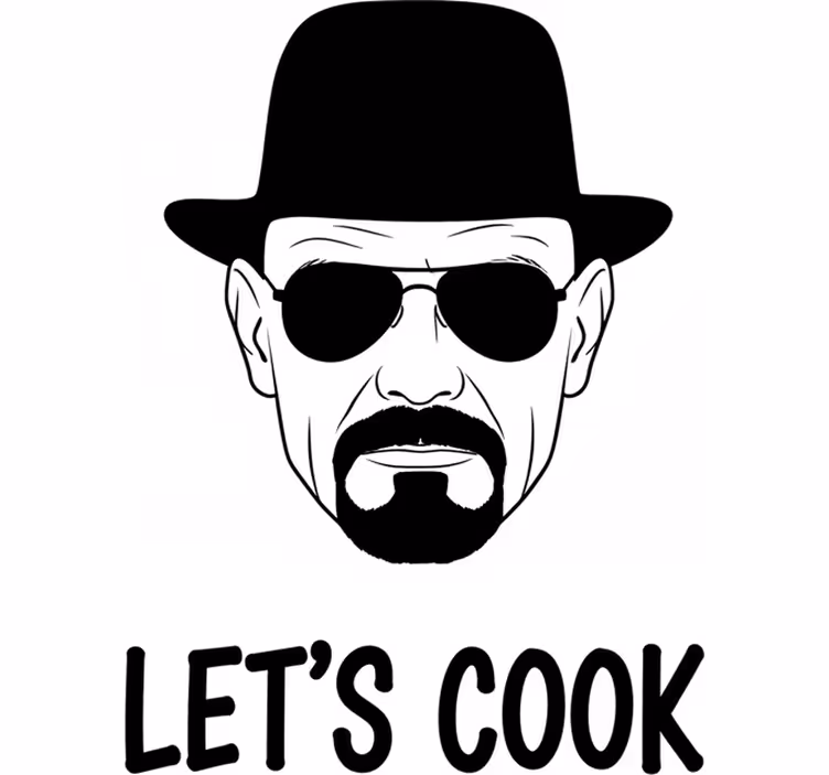 Blind films heisenberg let's cook decorative vinyl - TenStickers