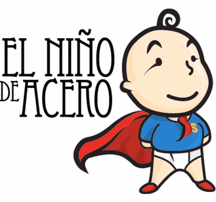 Blind superhero kids vinyl wall sticker - TenStickers