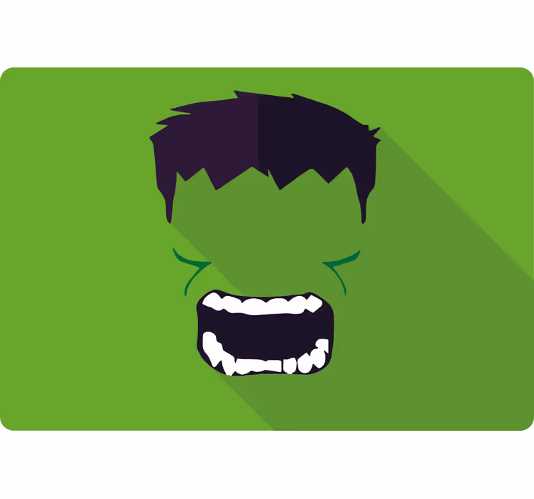 Blind superhero and green guardian - TenStickers