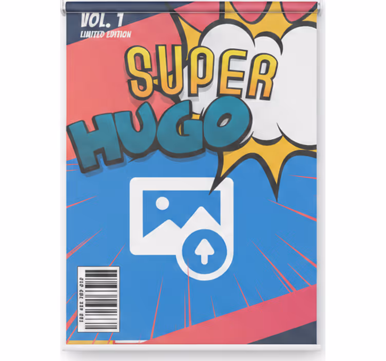 Blind superhero custom comic - TenStickers