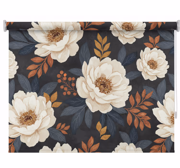 Balcony shades with classic floral pattern - TenStickers