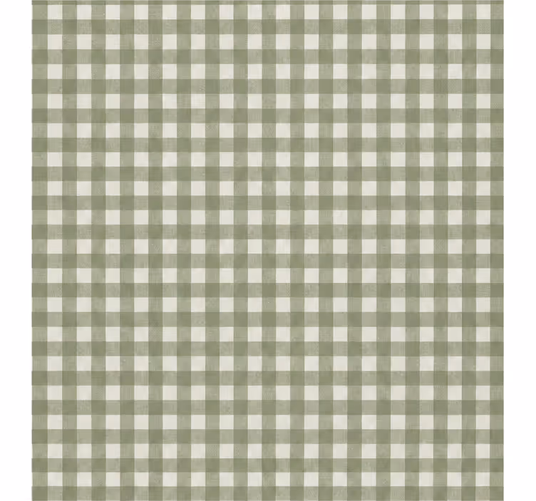 Blind green gingham squares small pattern - TenStickers
