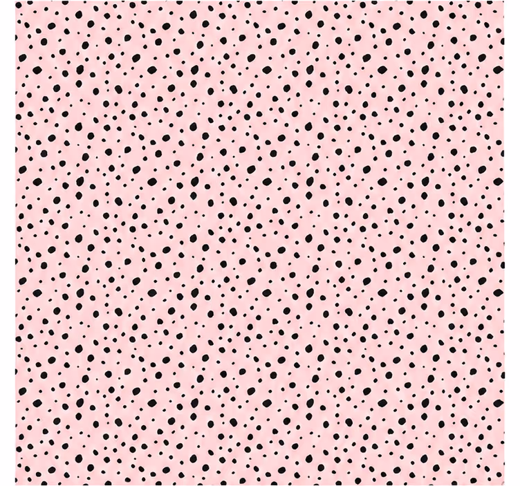 Blind pink dalmatian dots blush - TenStickers
