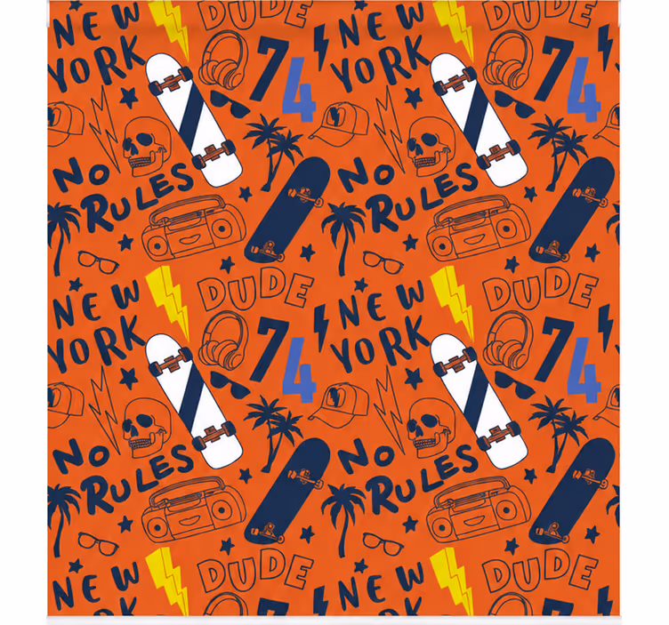 Master bedroom shades width 220 skateboard no rules - TenStickers