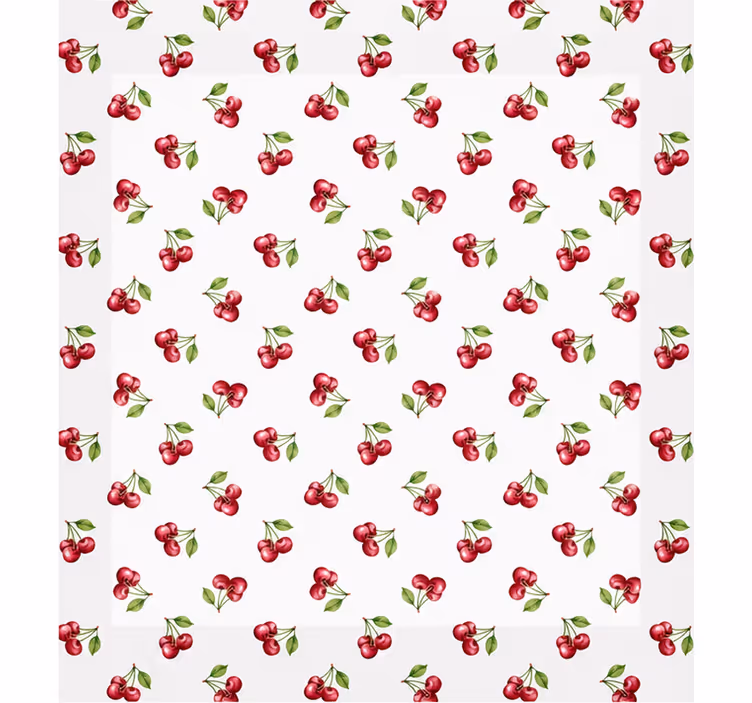 Master bedroom shades 180x180 cherry pattern - TenStickers