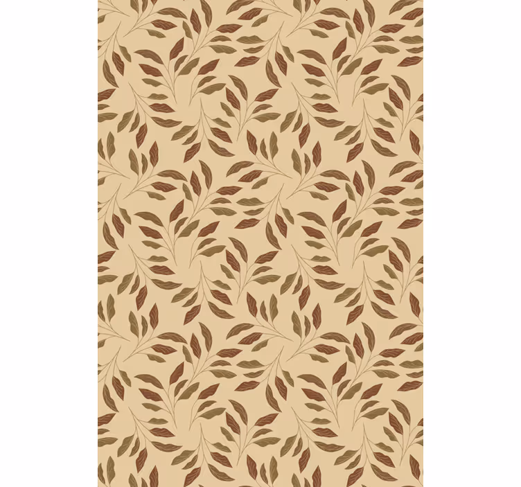 Leafy Elegance pattern roller blind - TenStickers