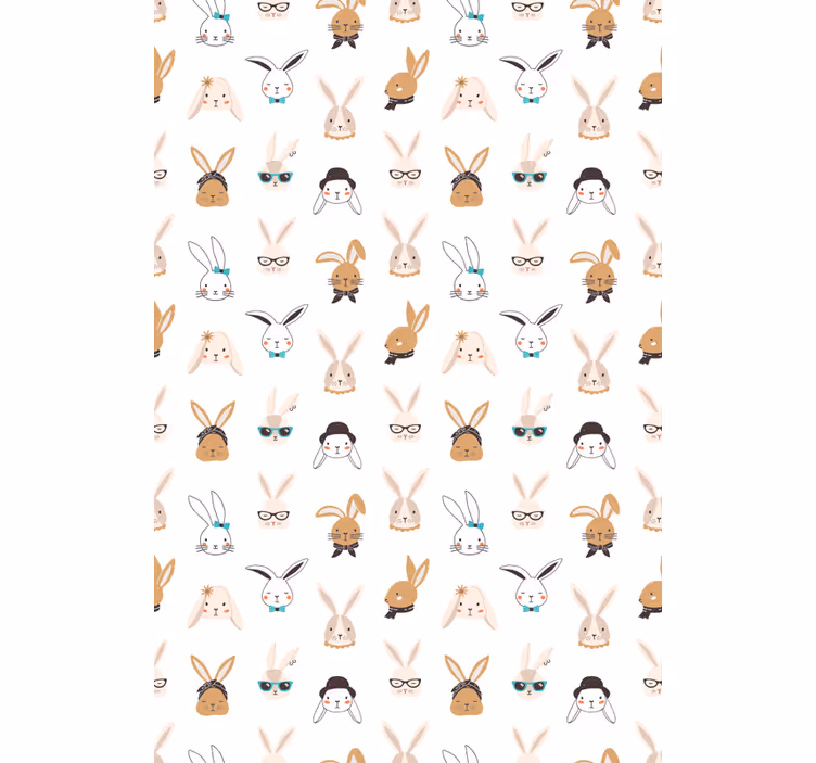 Playful Rabbit Motifs animals blind - TenStickers